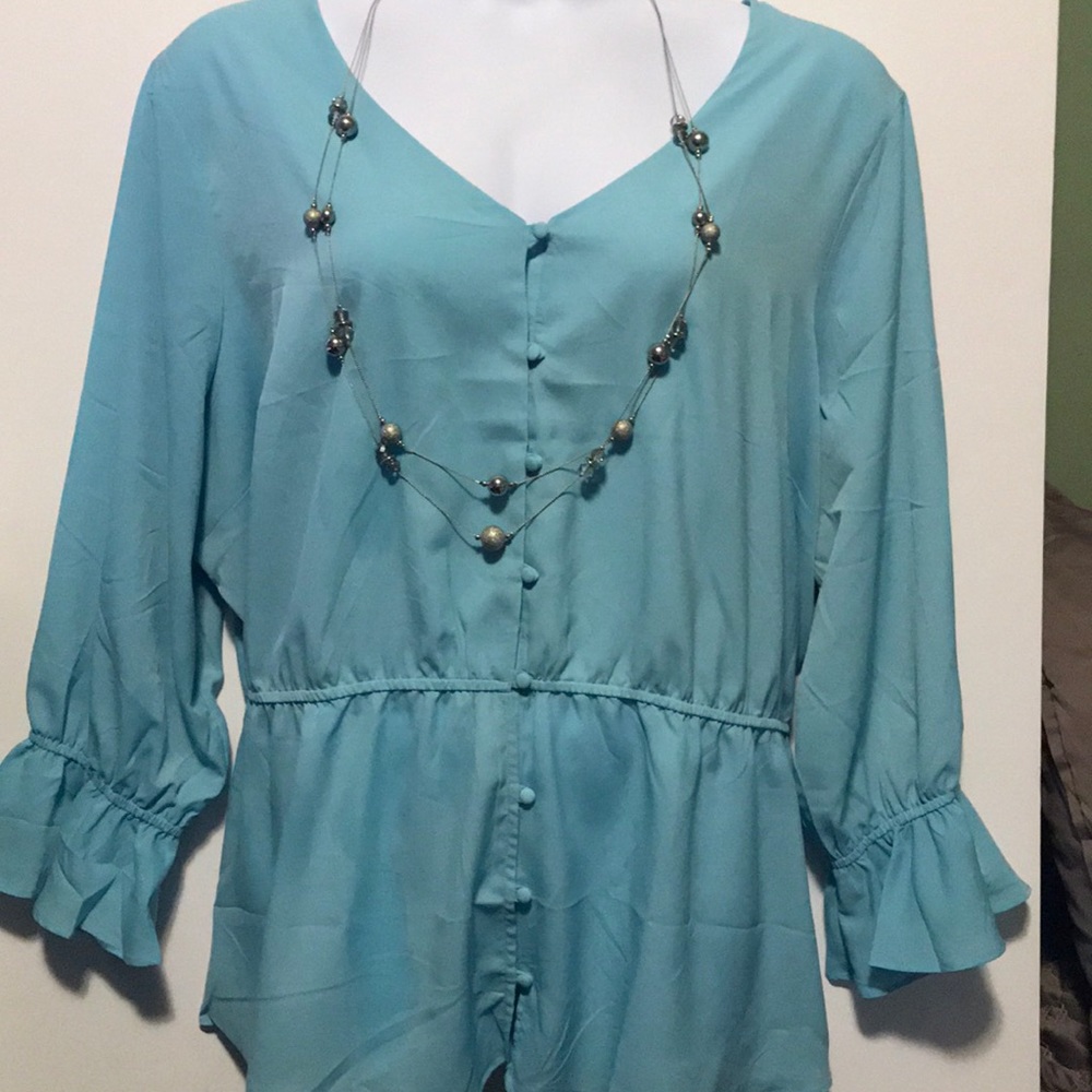 Lane Bryant/Button Down Blouse/Size 26/28
